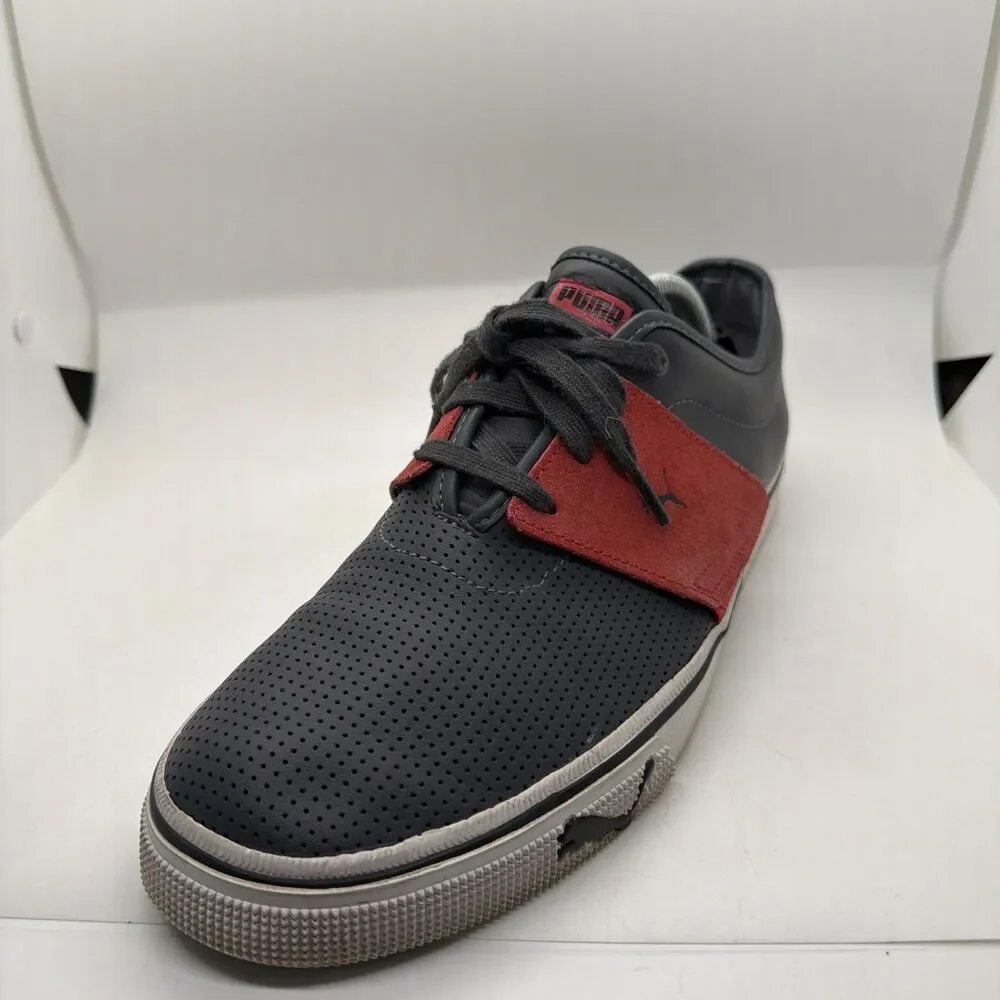 Puma El Ace 2 Men's Size 11 Sneakers Perforated Gray Red